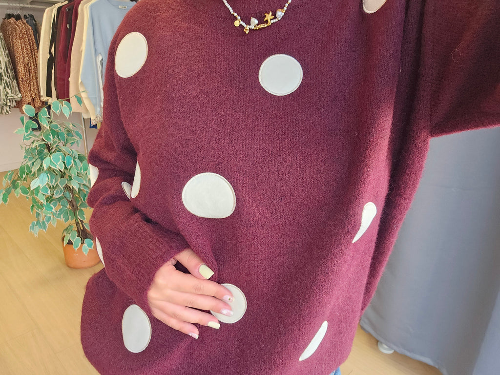 Pull à pois