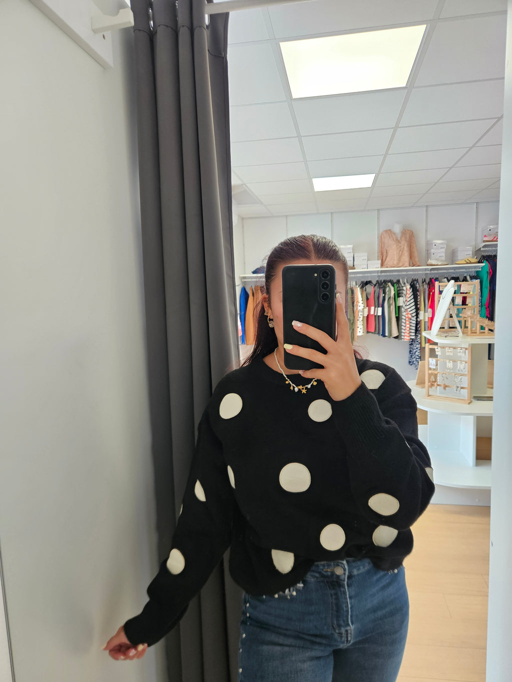 Pull à pois