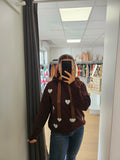 Sweat à capuche choco
