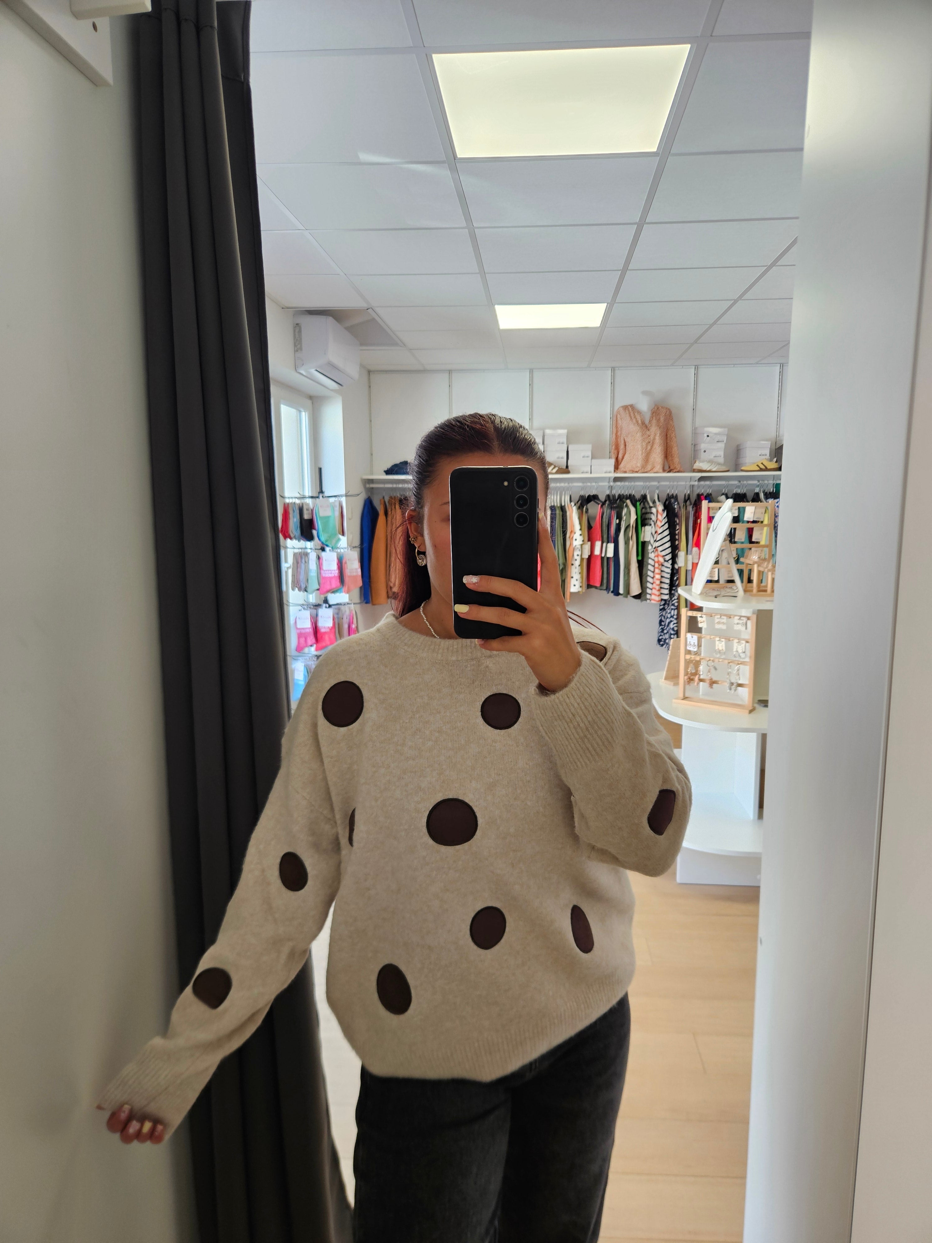 Pull à pois