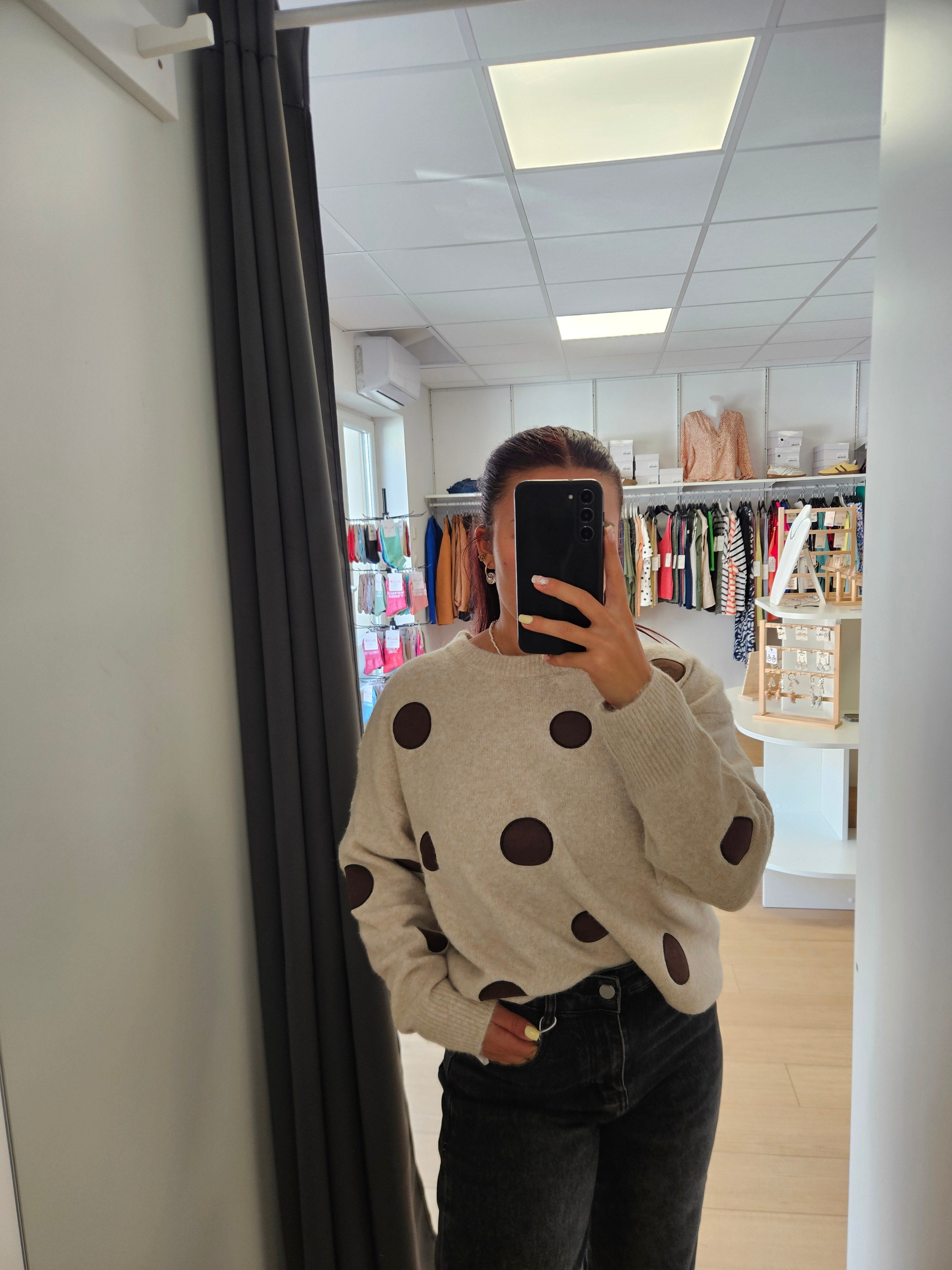 Pull à pois