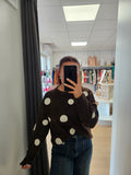 Pull à pois choco