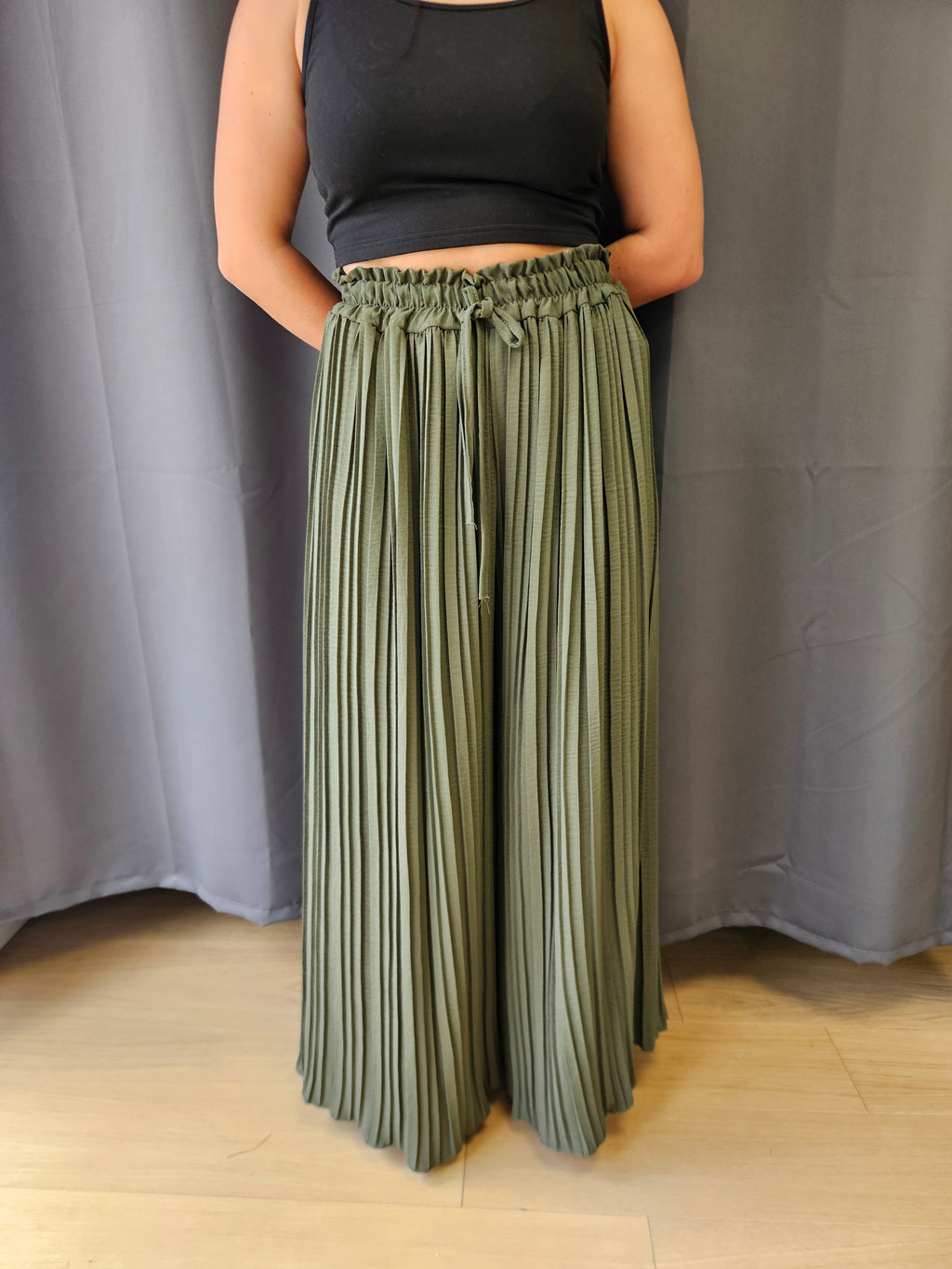 Pantalon plissé