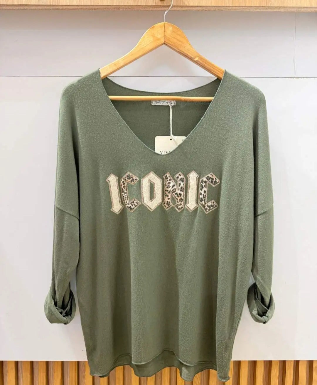 Pull Iconic kaki