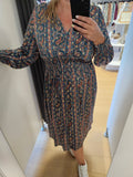 Robe à motif verte