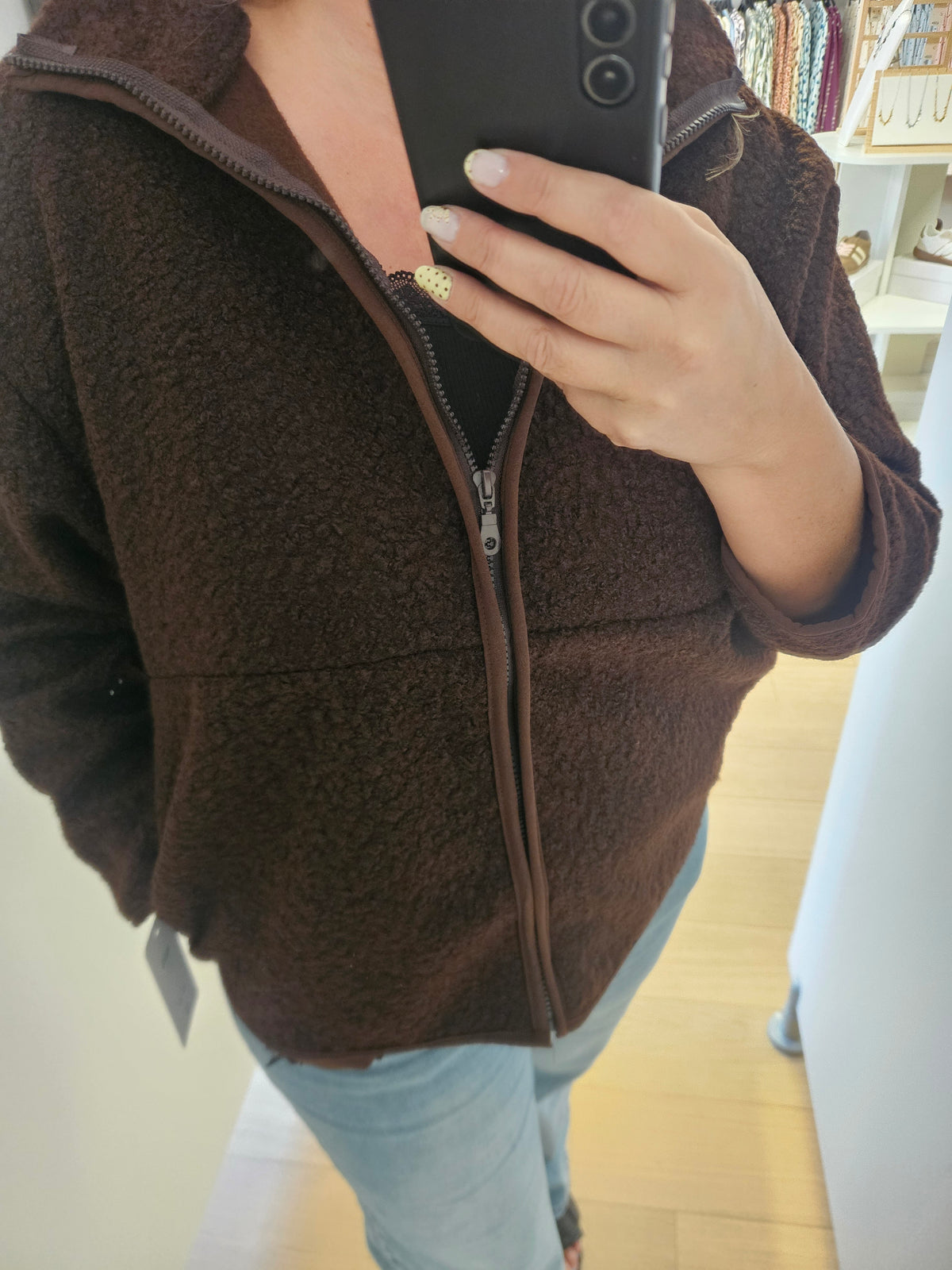 Veste polaire choco
