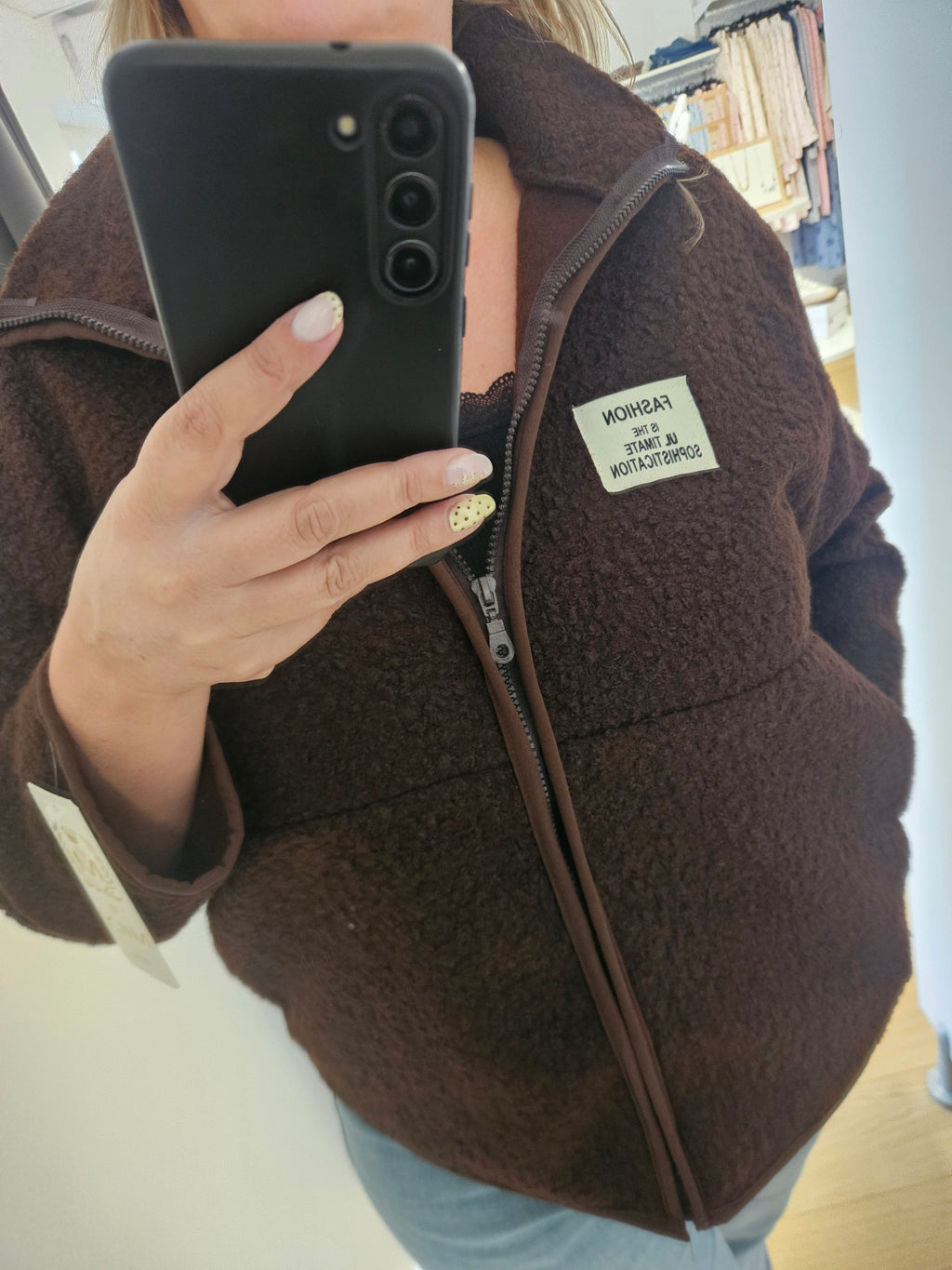Veste polaire choco