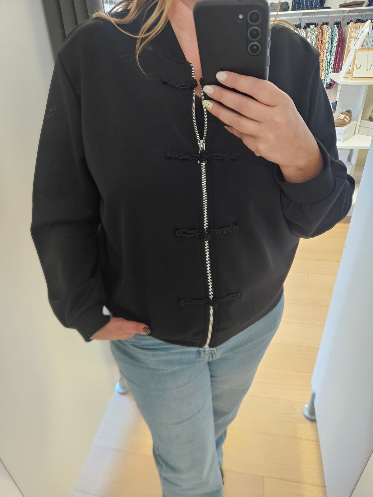 Veste bombers noir