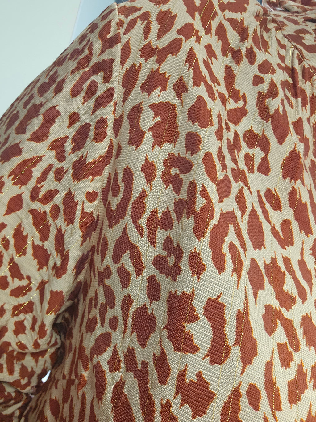 Blouse à motif terracota