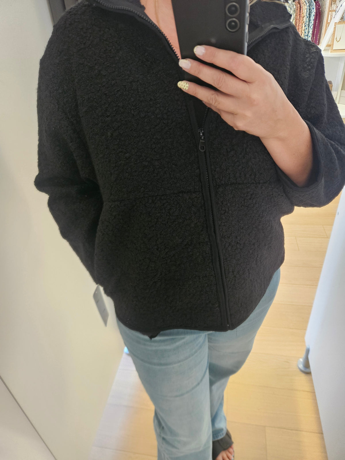 Veste polaire noir
